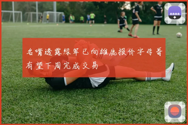 名嘴透露绿军已向雄鹿报价字母哥有望下周完成交易
